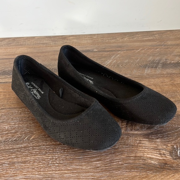 Girls Black Ballet Flats size 5.5 - Picture 1 of 7